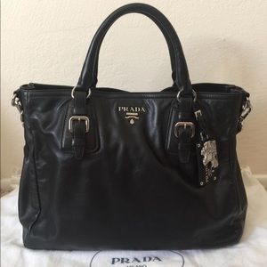 Prada Black Handbag - Pre Loved